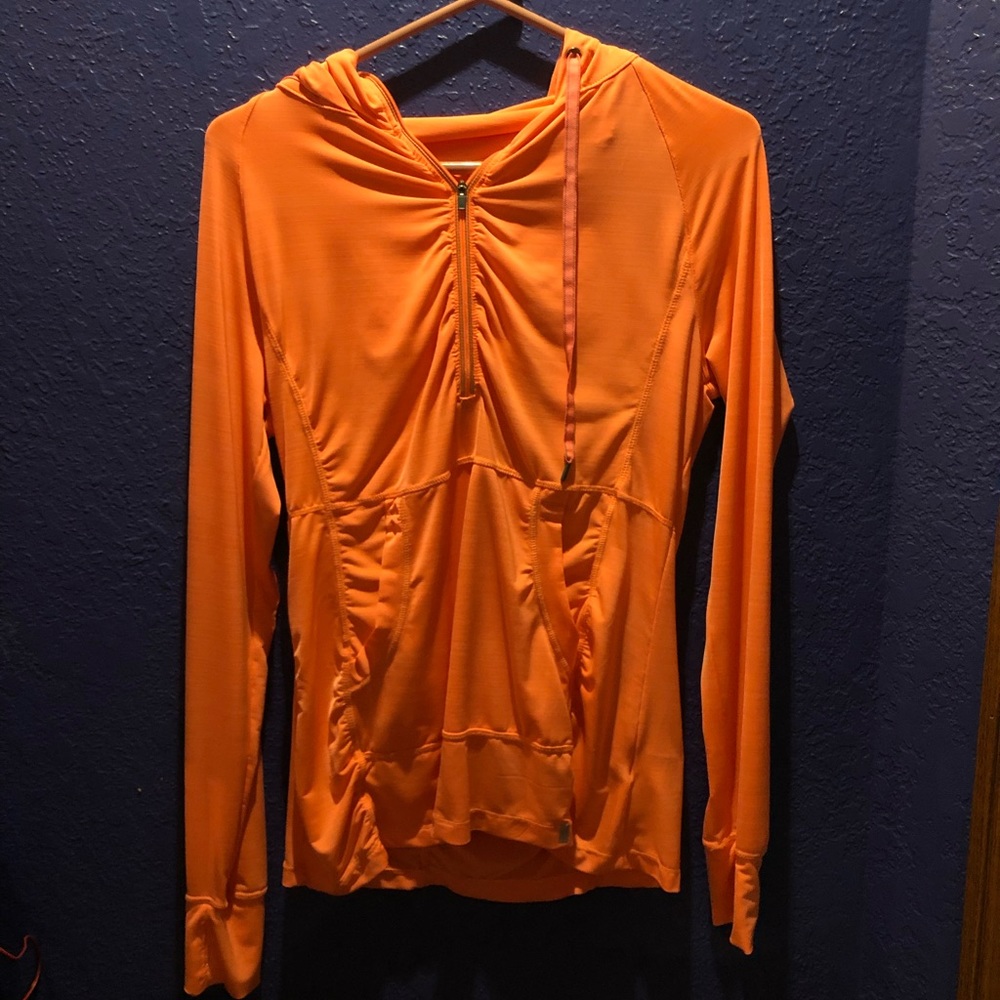 Half zip athletic hoodie